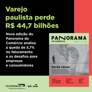 Panorama do Comércio aponta sinais de alerta para o varejo paulista